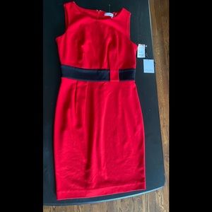 Brand New with Tags Red Calvin Klein Dress size 8